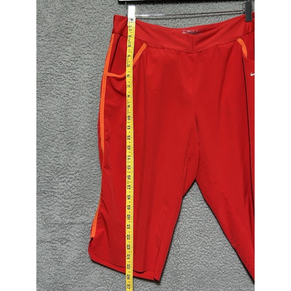 Nike Golf Shorts Womens Sz‎ L Red/Orange Tour Performance Dri-Fit - Picture 4 of 9